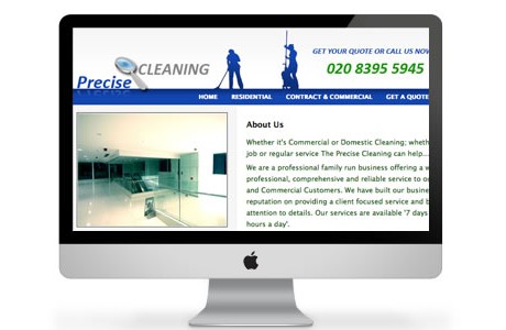 Precise Cleaning Website